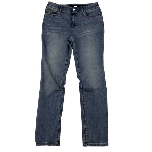 Chico's Denim - Chicos‎ Secret Stretch Denim Jegging Womens Size 6R Comfort Waist Pockets